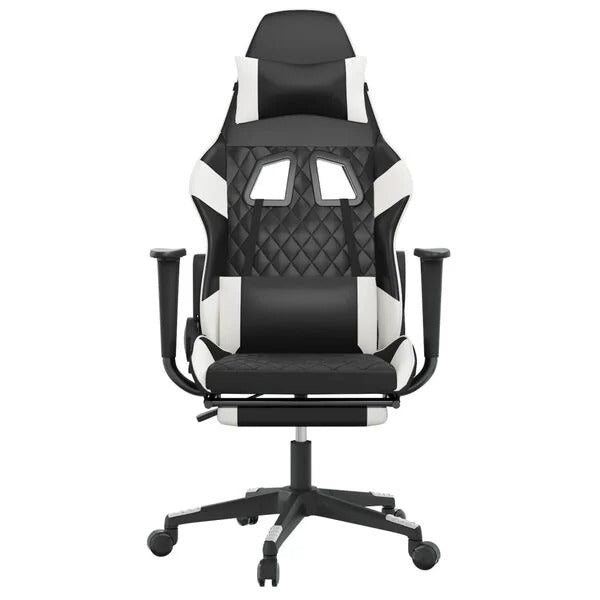 Chaise gaming Vantek Prestige Elite noir & blanche
