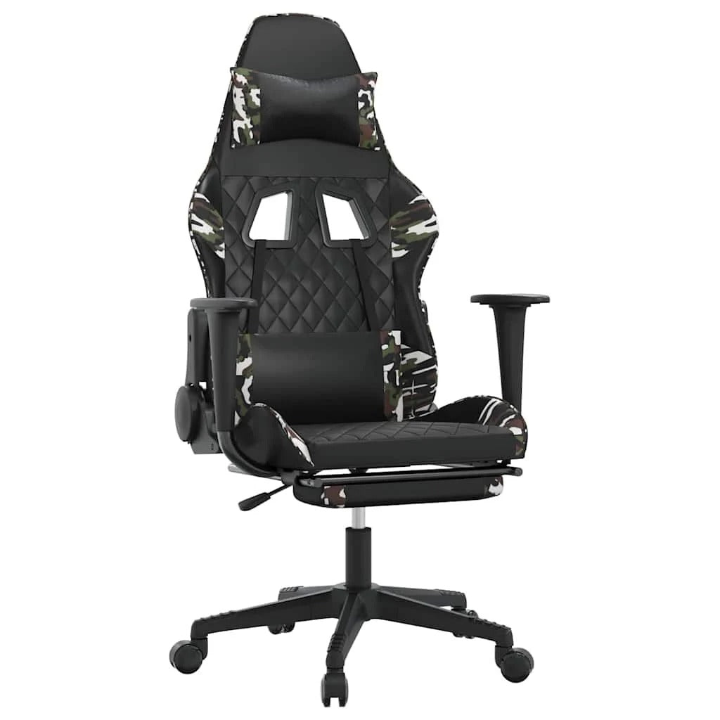 Chaise gaming Vantek Prestige Elite noir et camouflage, vue 2