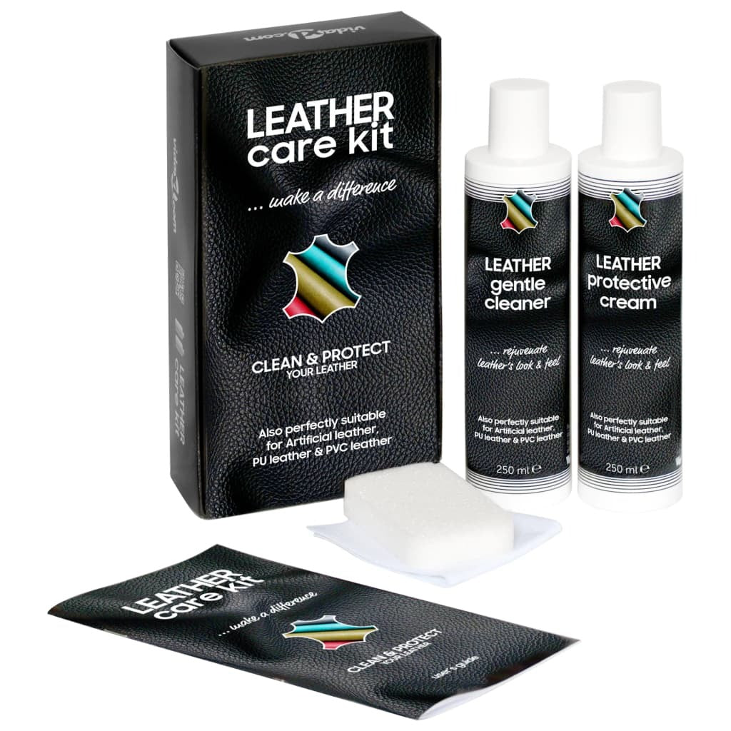 Kit d'entretien Vantek pour cuir et similicuir 2 × 250 ml