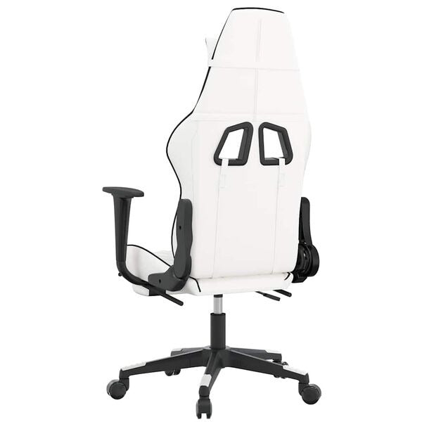 Chaise gaming Vantek Prestige Elite blanche & noir, vue 4