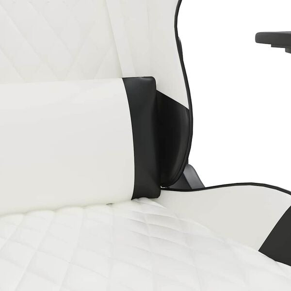 Chaise gaming Vantek Prestige Elite blanche & noir, vue 5