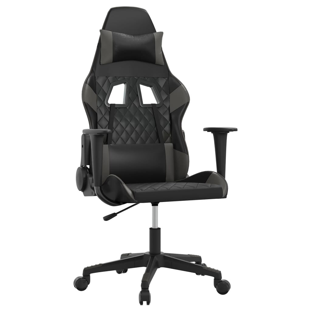 Chaise gaming Vantek Essential Edge noir et gris, vue 2