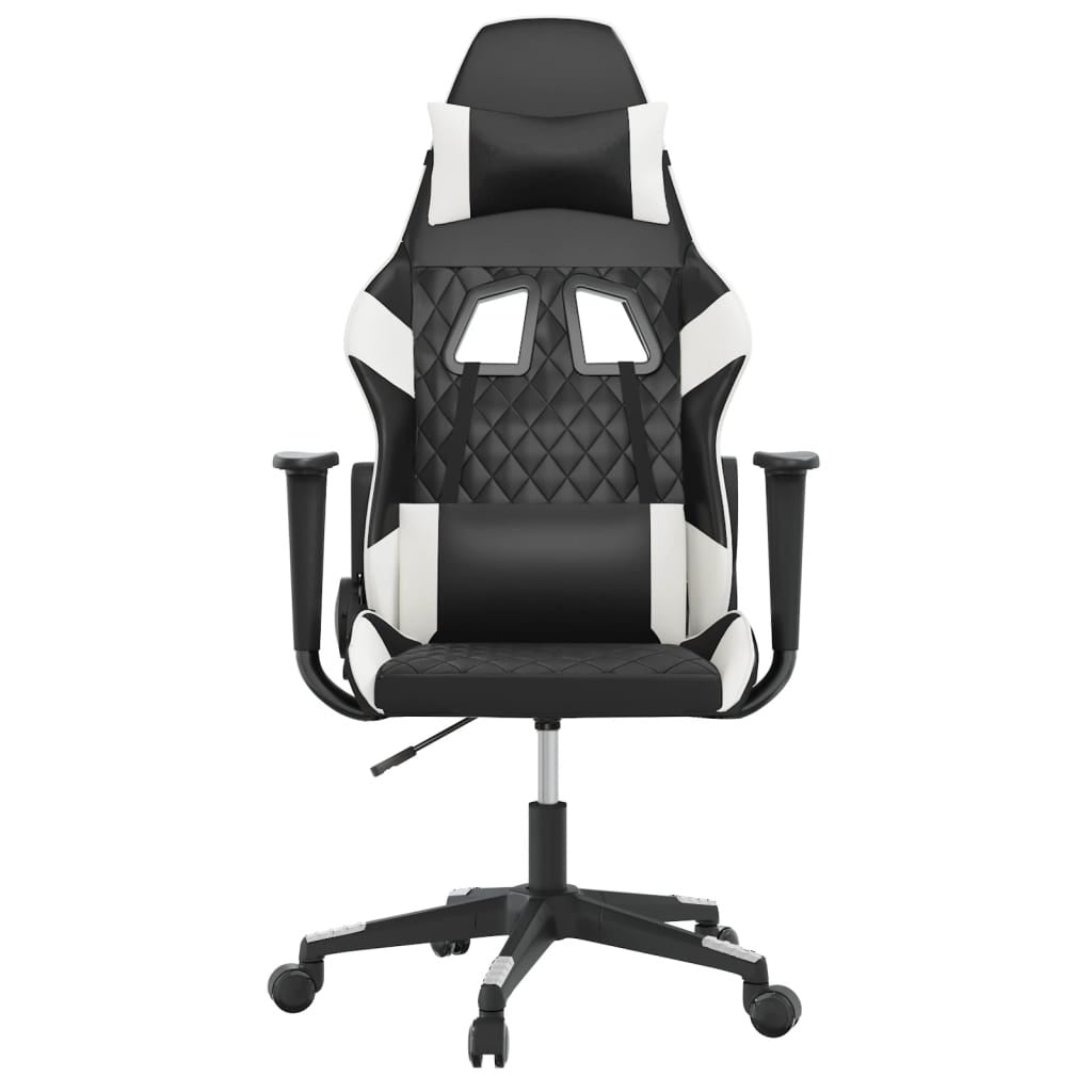 Chaise gaming Vantek Essential Edge noir & blanche