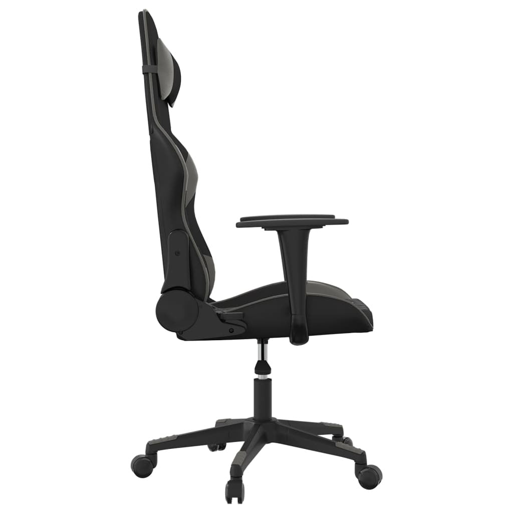 Chaise gaming Vantek Essential Edge noir et gris, vue 3