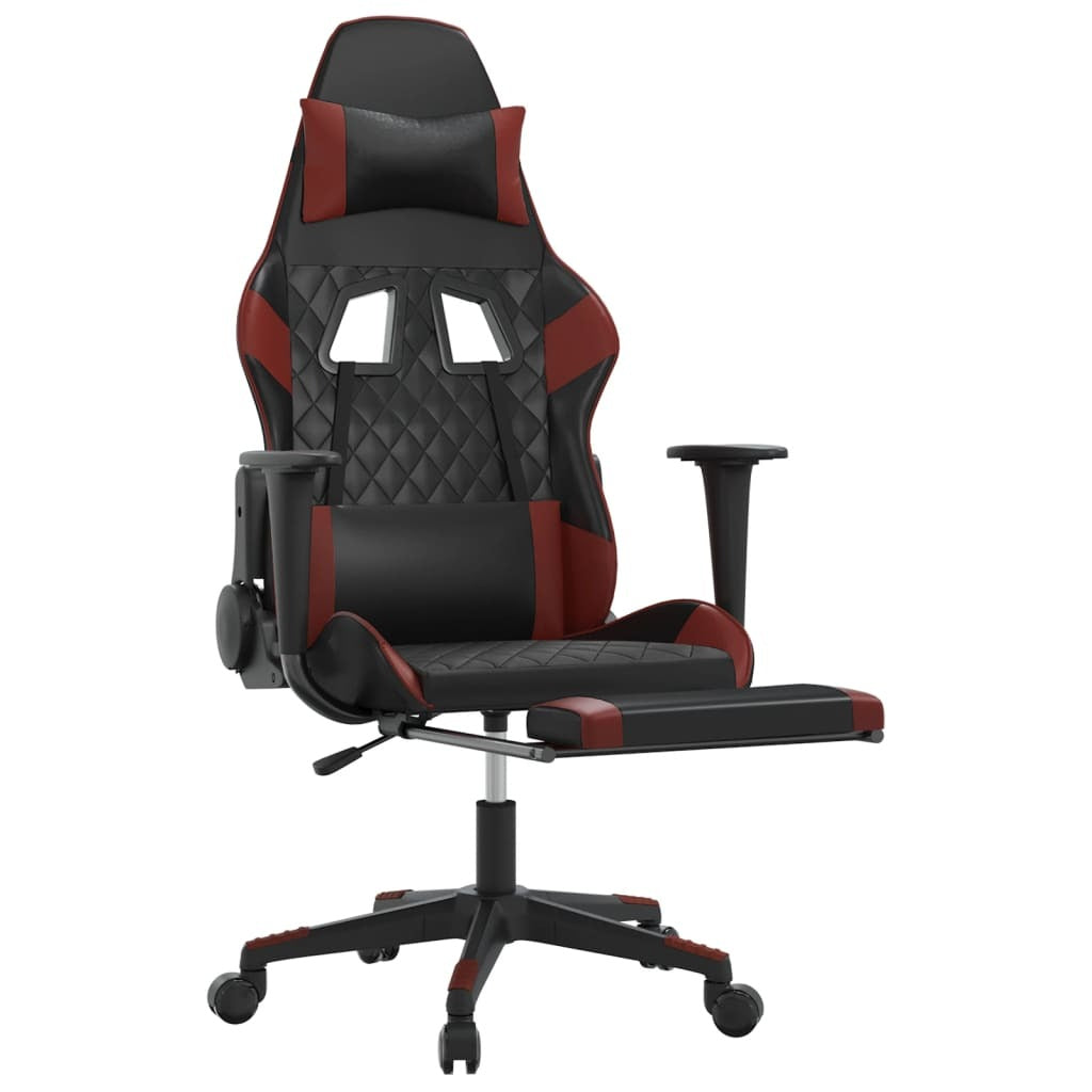 Chaise gaming Vantek Prestige Elite noir et rouge, vue 2