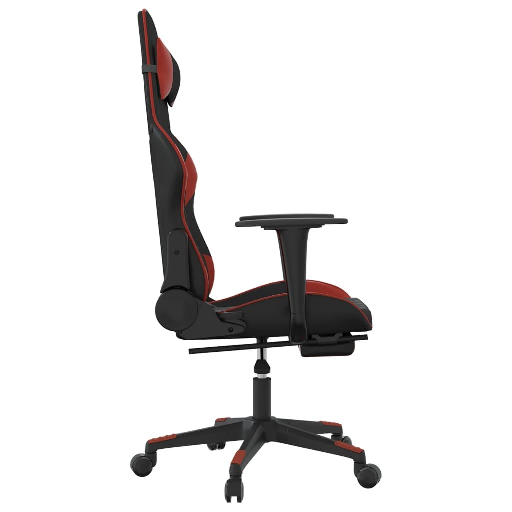 Chaise gaming Vantek Prestige Elite noir et rouge, vue 3