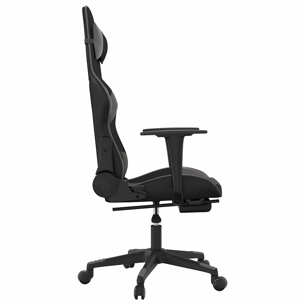 Chaise gaming Vantek Prestige Elite noire & gris, vue 3