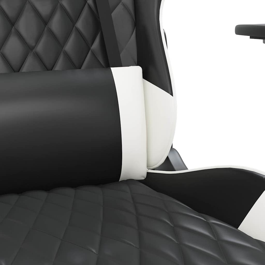 Chaise gaming Vantek Prestige Elite noir & blanche, vue 5