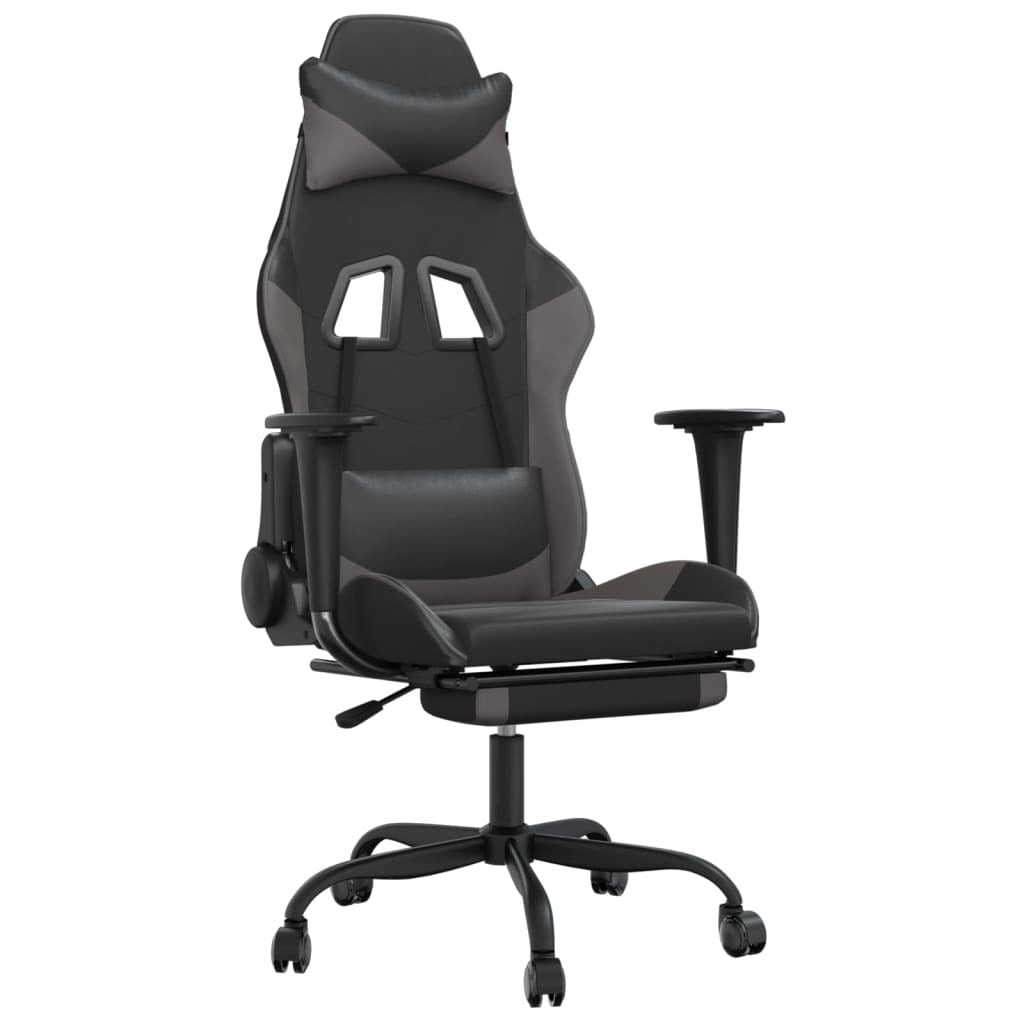 Chaise gaming Vantek Signature Elevate noir et gris, vue 2