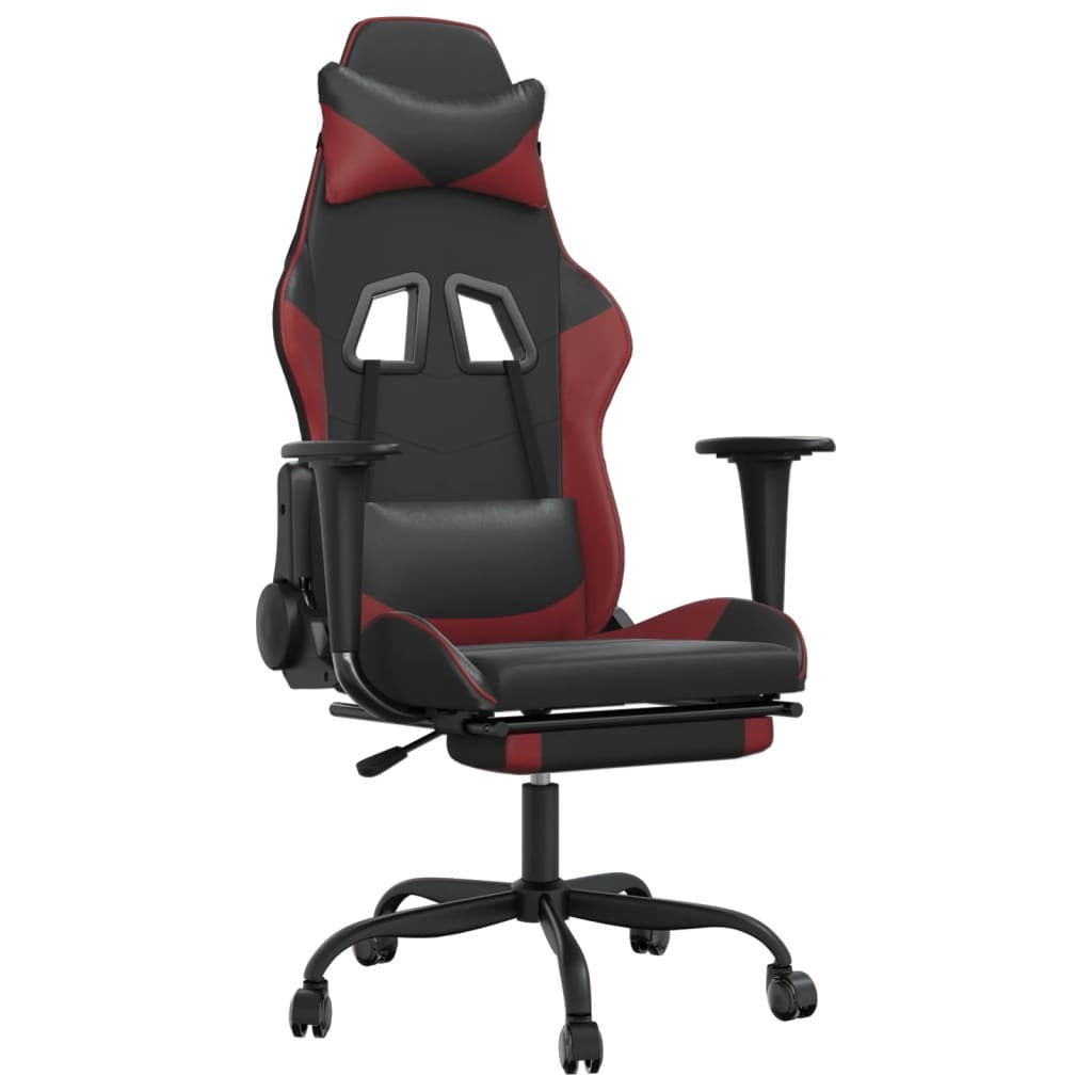 Chaise gaming Vantek Signature Elevate noir et rouge, vue 2