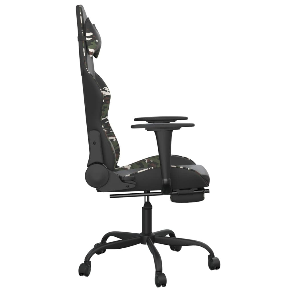 Chaise gaming Vantek Signature Elevate noir et camouflage, vue 3