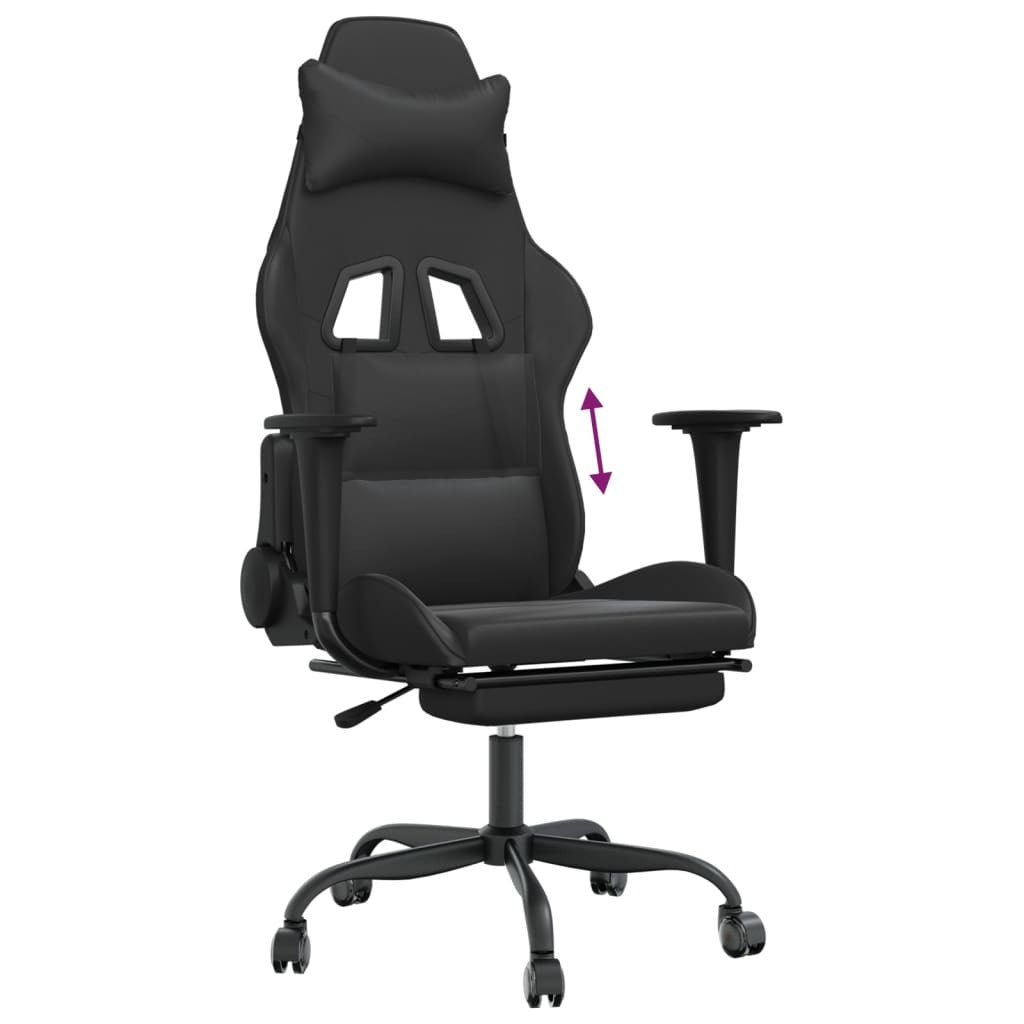 Chaise gaming Vantek Signature Elevate noir, vue 10