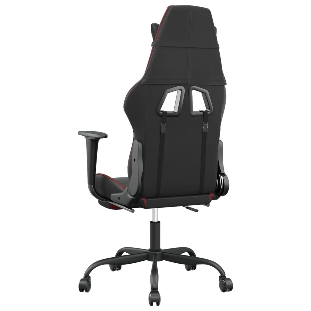 Chaise gaming Vantek Signature Elevate noir et rouge, vue 4