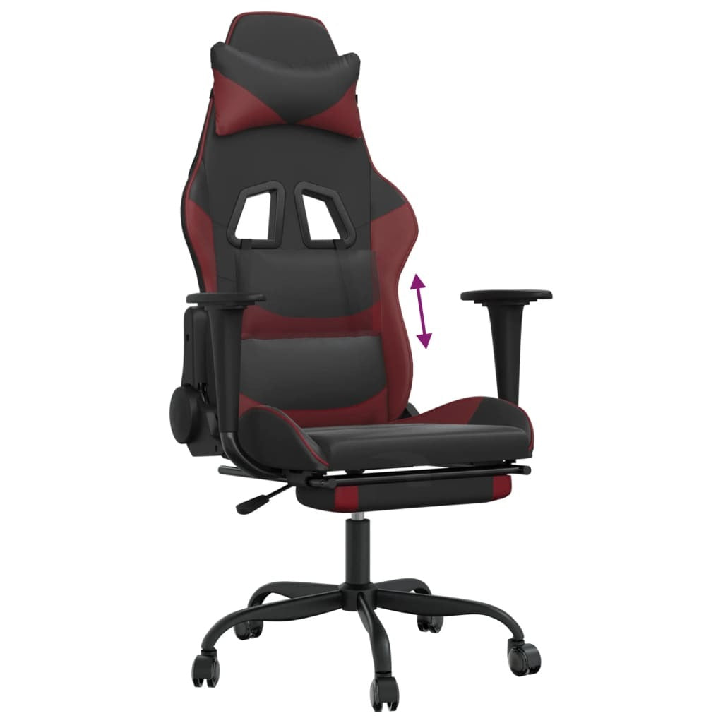 Chaise gaming Vantek Signature Elevate noir et rouge, vue 10
