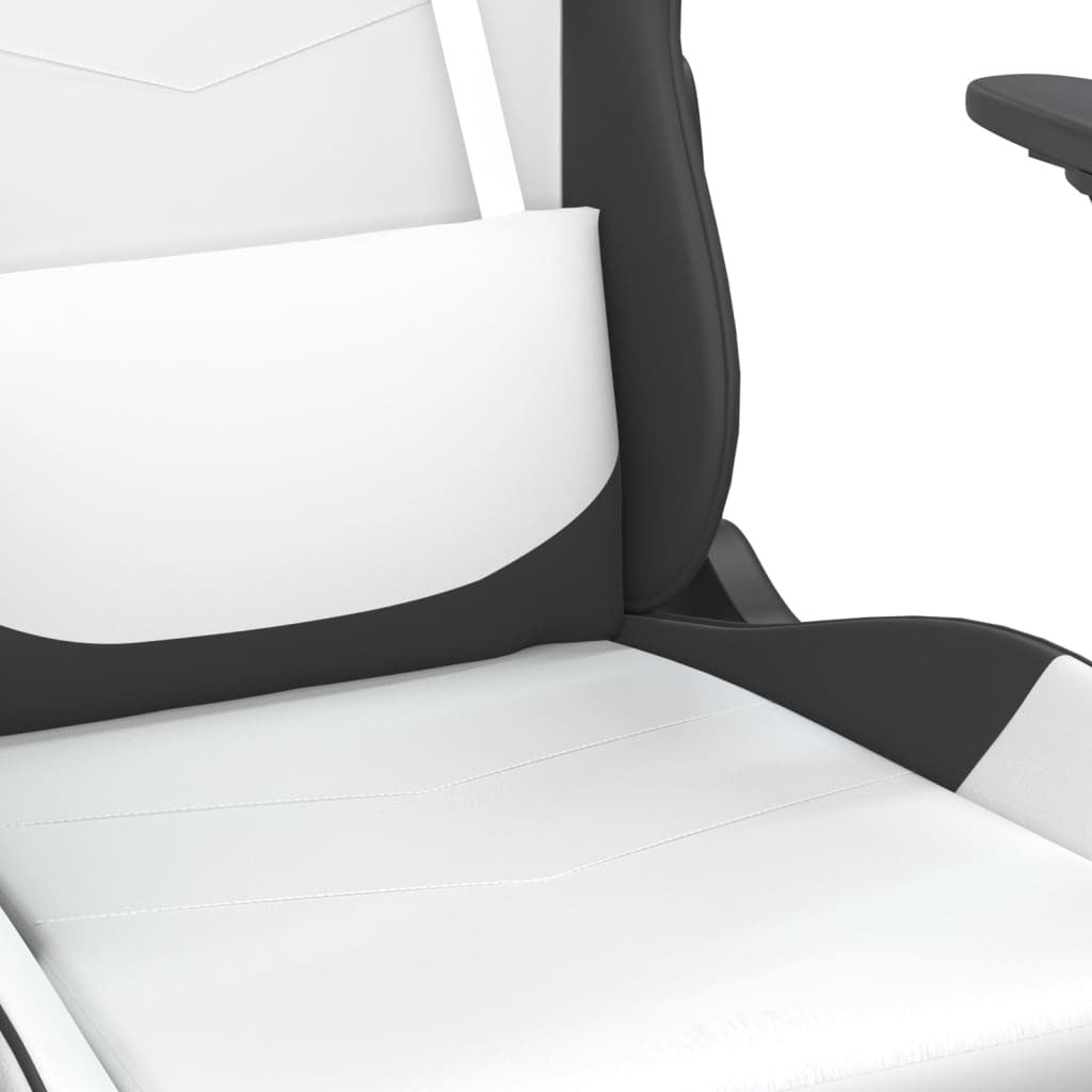 Chaise gaming Vantek Signature Elevate blanche & noir, vue 5