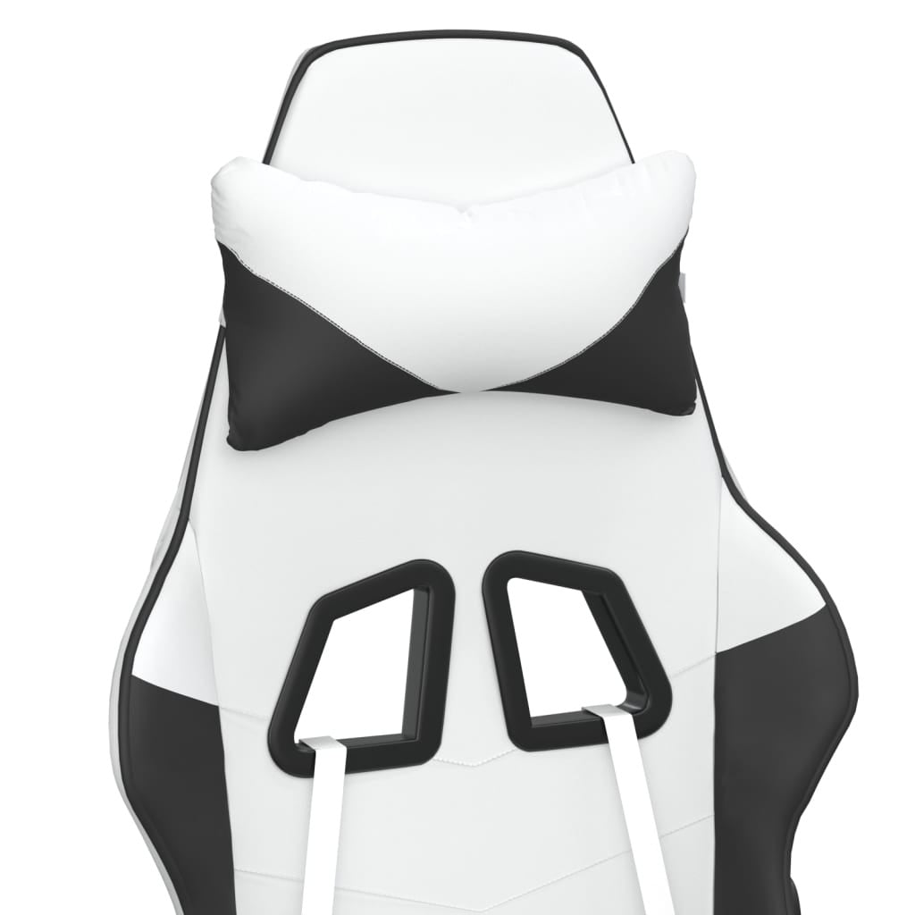 Chaise gaming Vantek Signature Elevate blanche & noir, vue 7